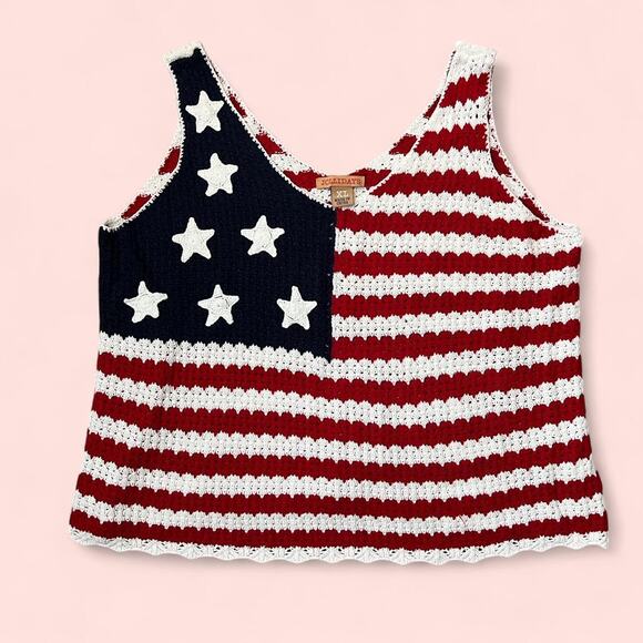 Red white and blue crochet - Picture 1 of 5